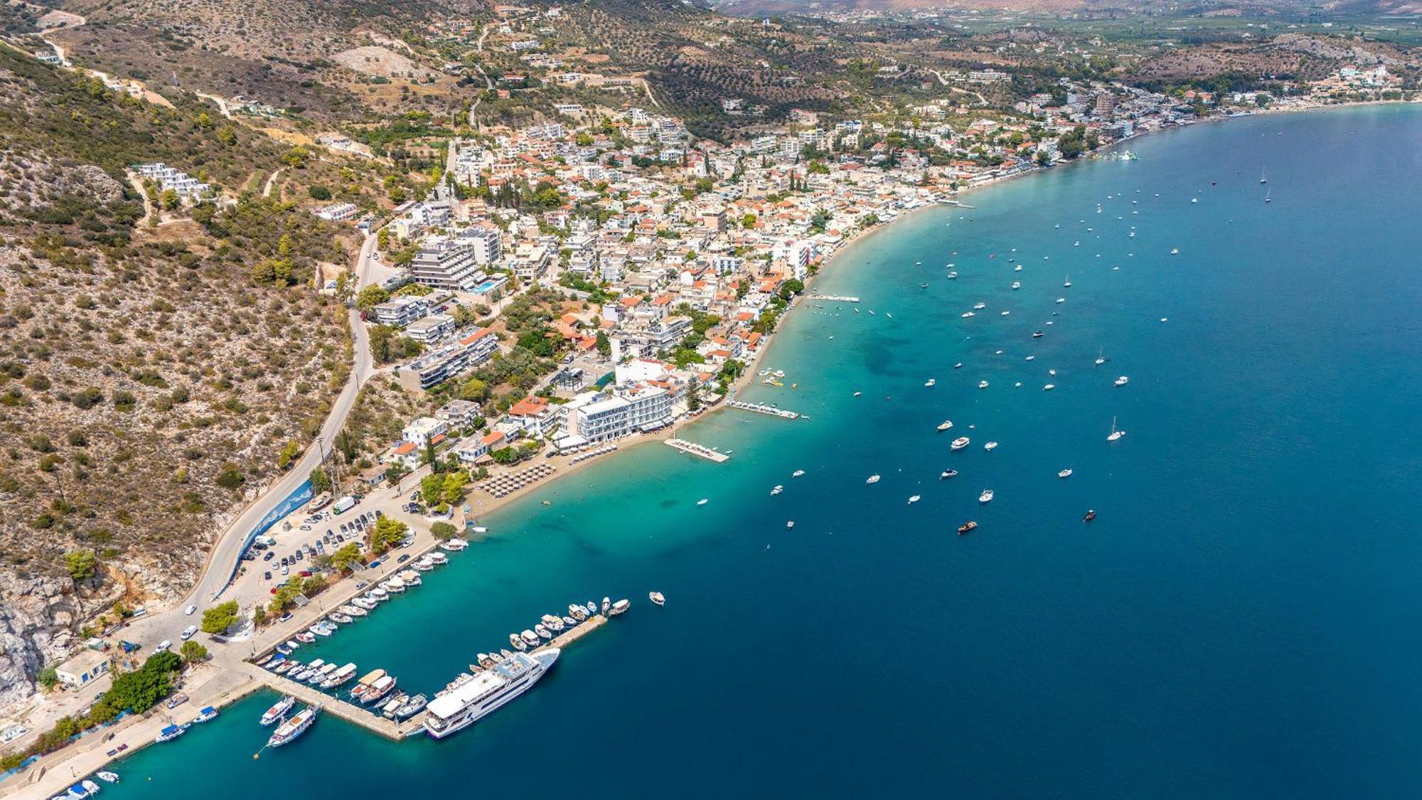 Golden Moon Hotel Toló Kültér fotó